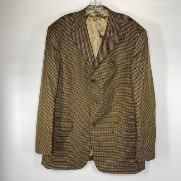 Oscar de la Renta Other - Oscar De La Renta 100% Wool Blazer Sportscoat 44L
